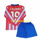 Camisolas de futebol Atlético Madrid Julian Alvarez 19 Criança Equipamento Principal 2024/25 Manga Comprida
